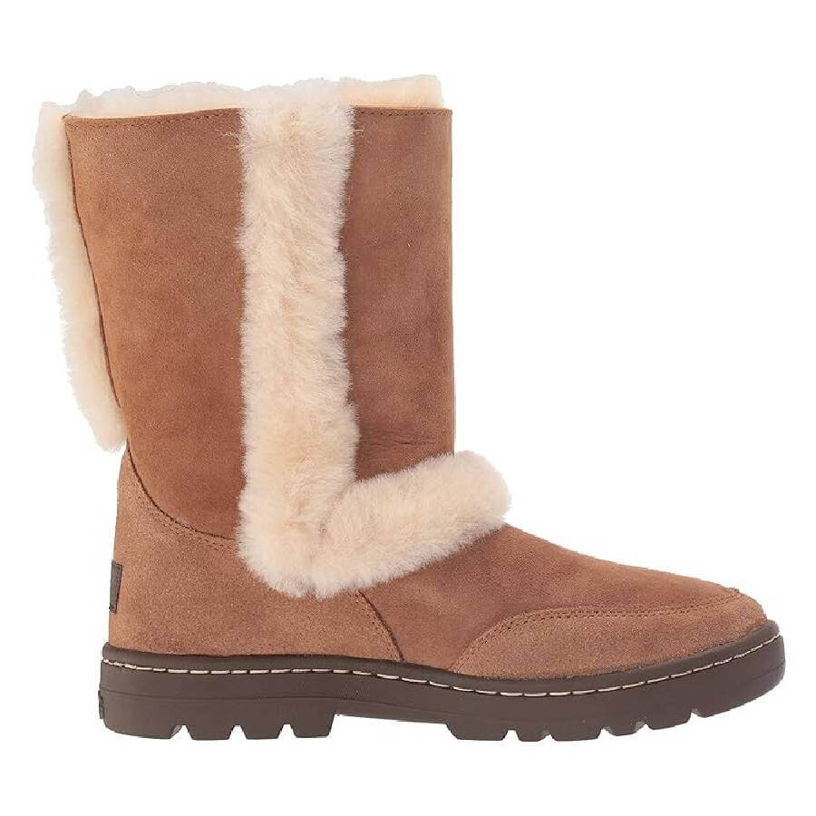 Сапоги женские UGG Sundance Short II Revival, коричневый