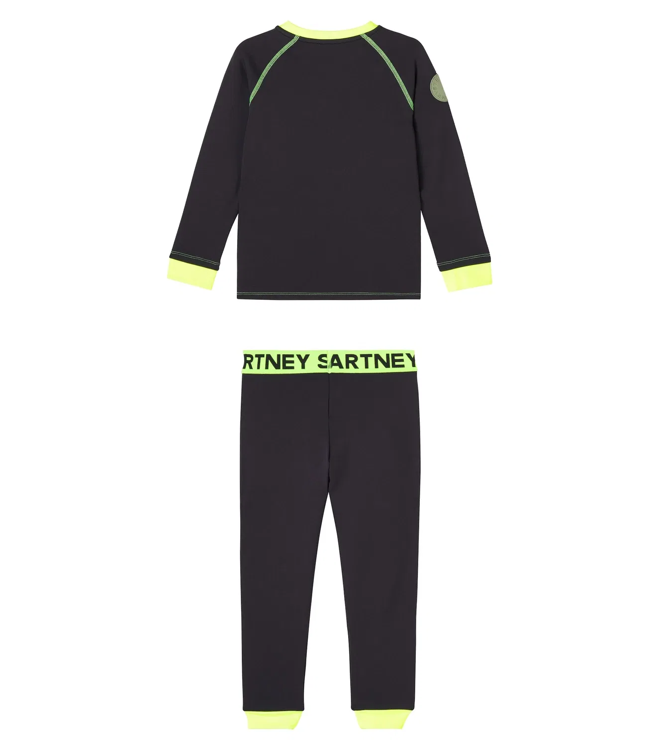 Комплект из толстовки и спортивных брюк Stella Mccartney Kids, черный — фото 2