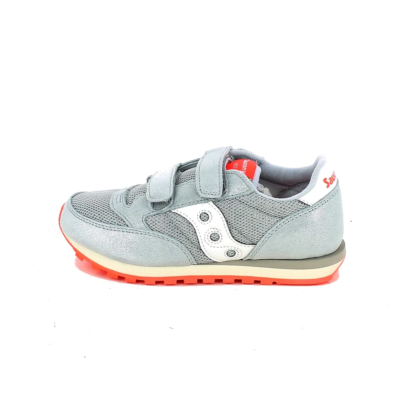 Детские кроссовки для мальчиков и девочек с липучками Jazz Double HL Blue Saucony, Silver