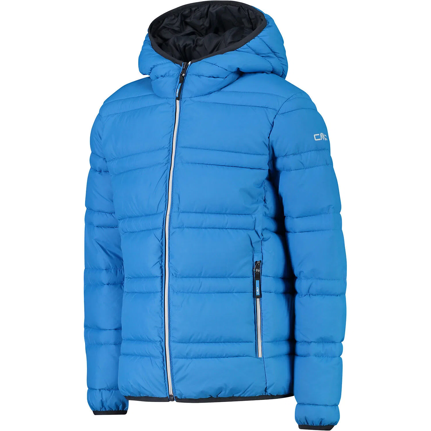 Детская куртка с капюшоном JACKET FIX HOOD NYLON Cmp, Blau Schwarz Grau — фото 3