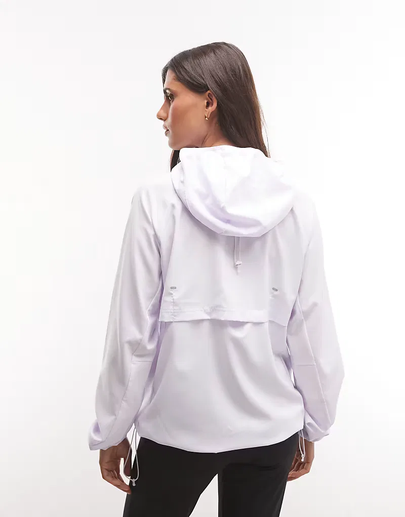 Беговая куртка Adidas Essentials фиолетового — фото 4