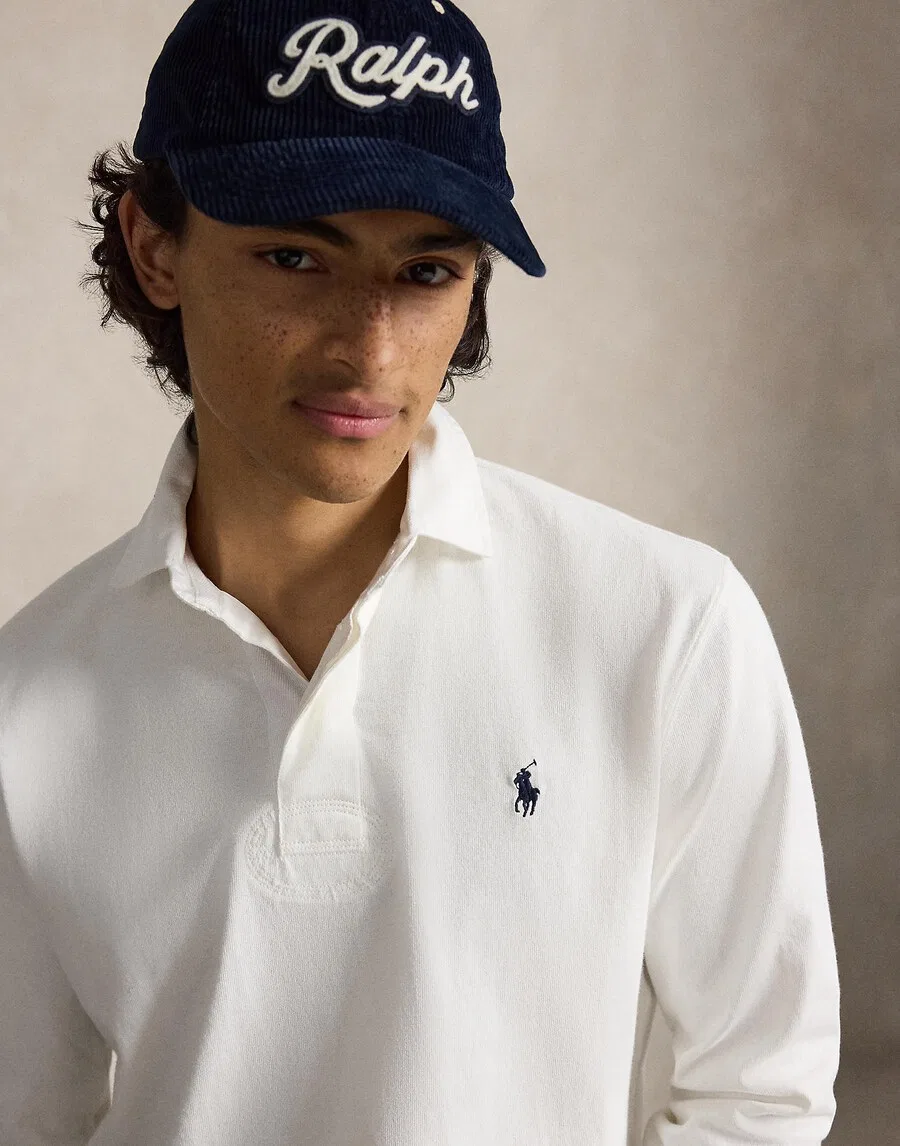 Футболка Polo Ralph Lauren цвета экрю — фото 3