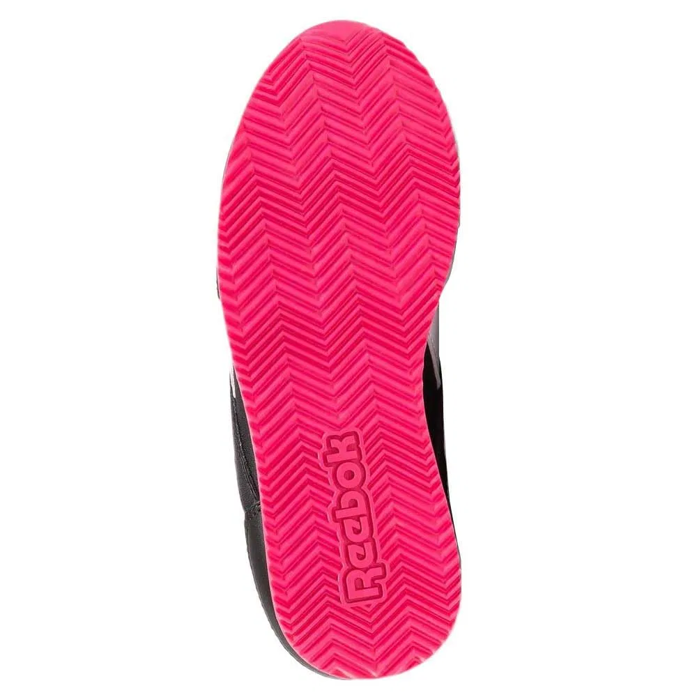 Детские кроссовки для девочек с кожаным верхом Reebok Royal Cl Jog 3.0, White — фото 3