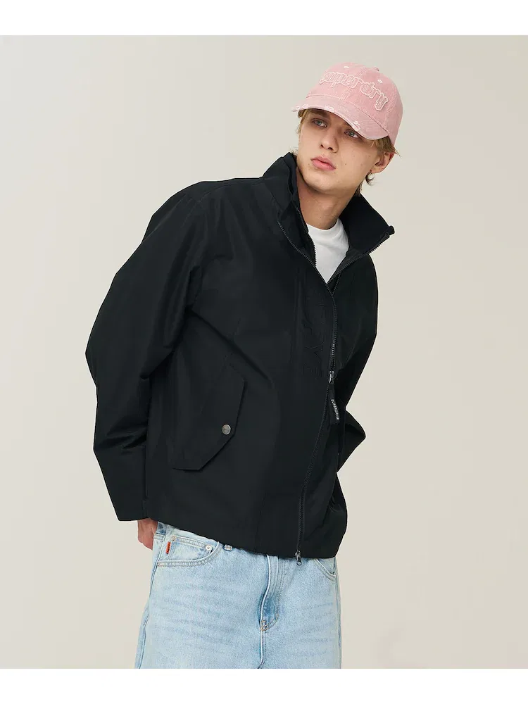 Куртка с высоким воротником Windbreaker SUPERDRY, Black