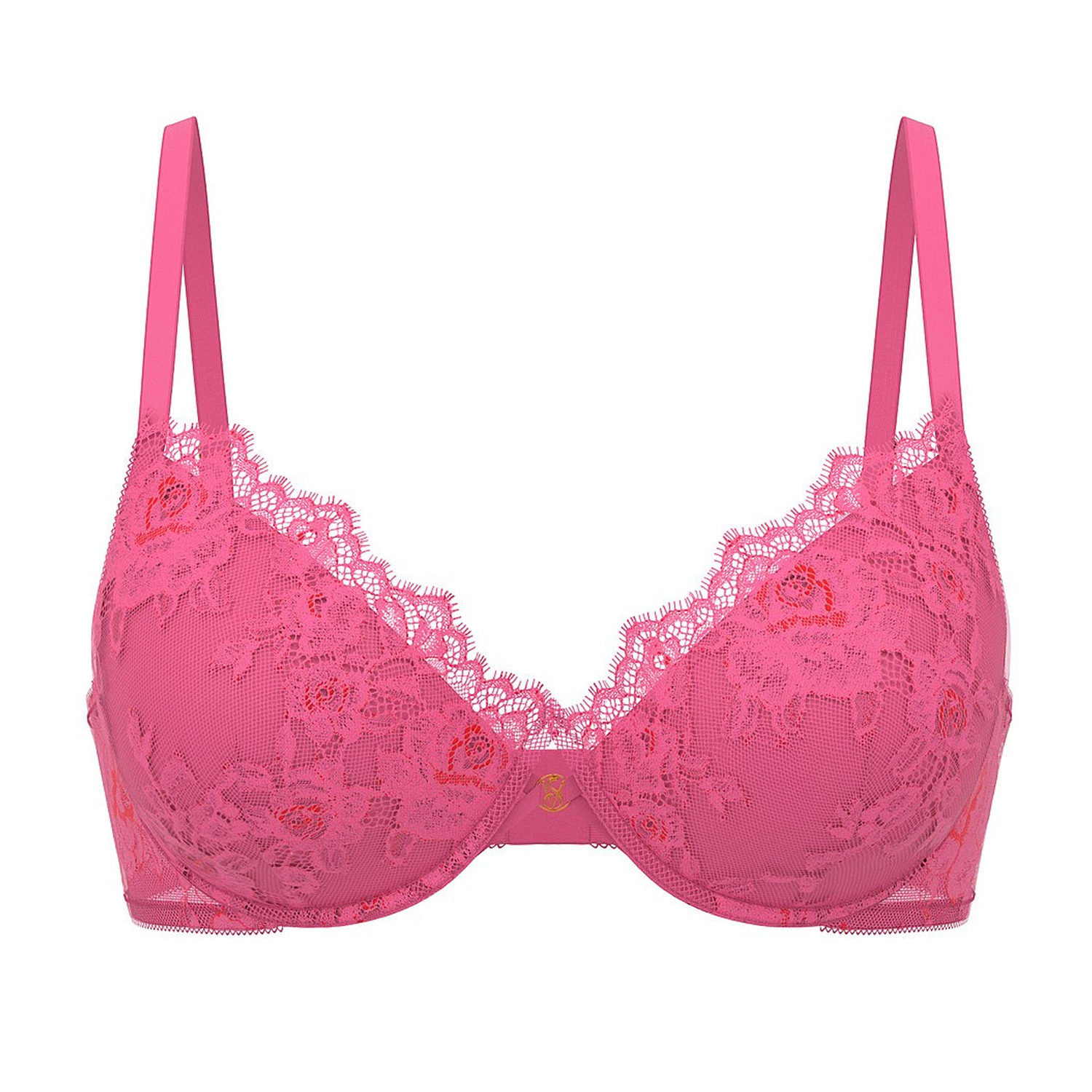 

Бюстгальтер Victoria's Secret Rose Lace Push-Up, розовый