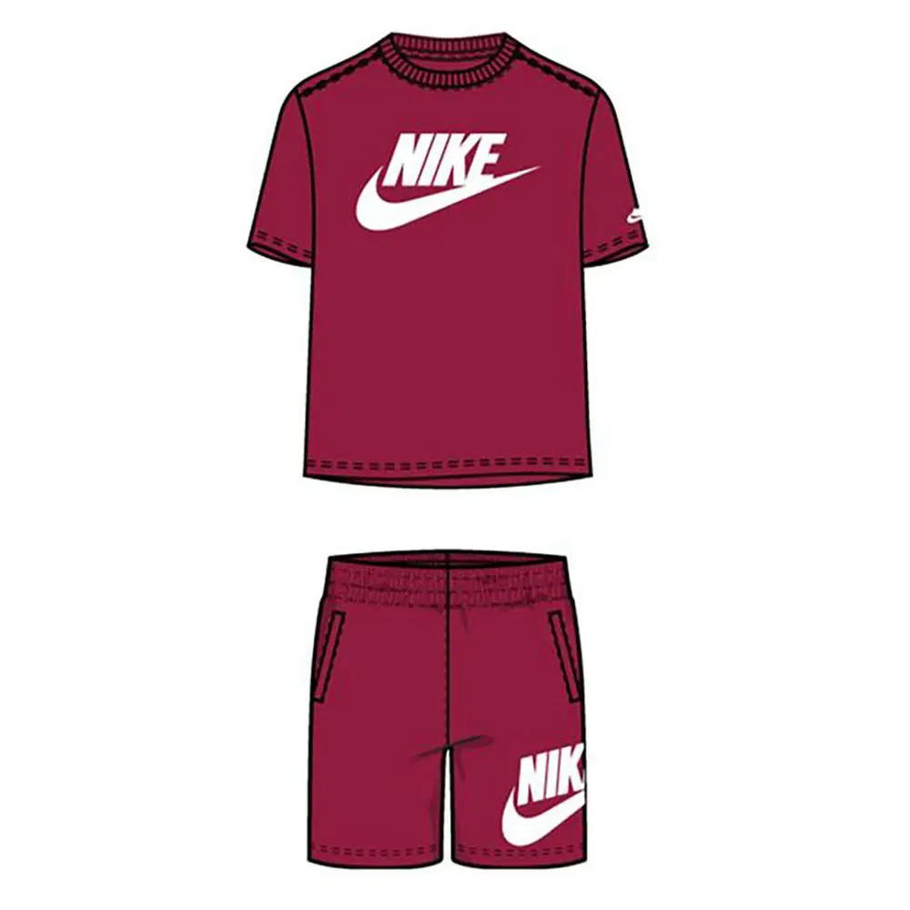 Комплект футболка и носки Nike, красный