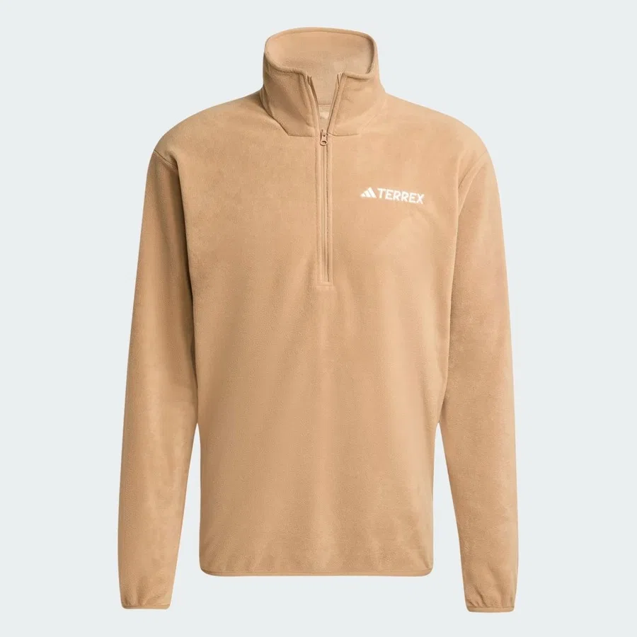 Свитшот с высоким воротником Multi Essentials adidas, Коричневый — фото 4
