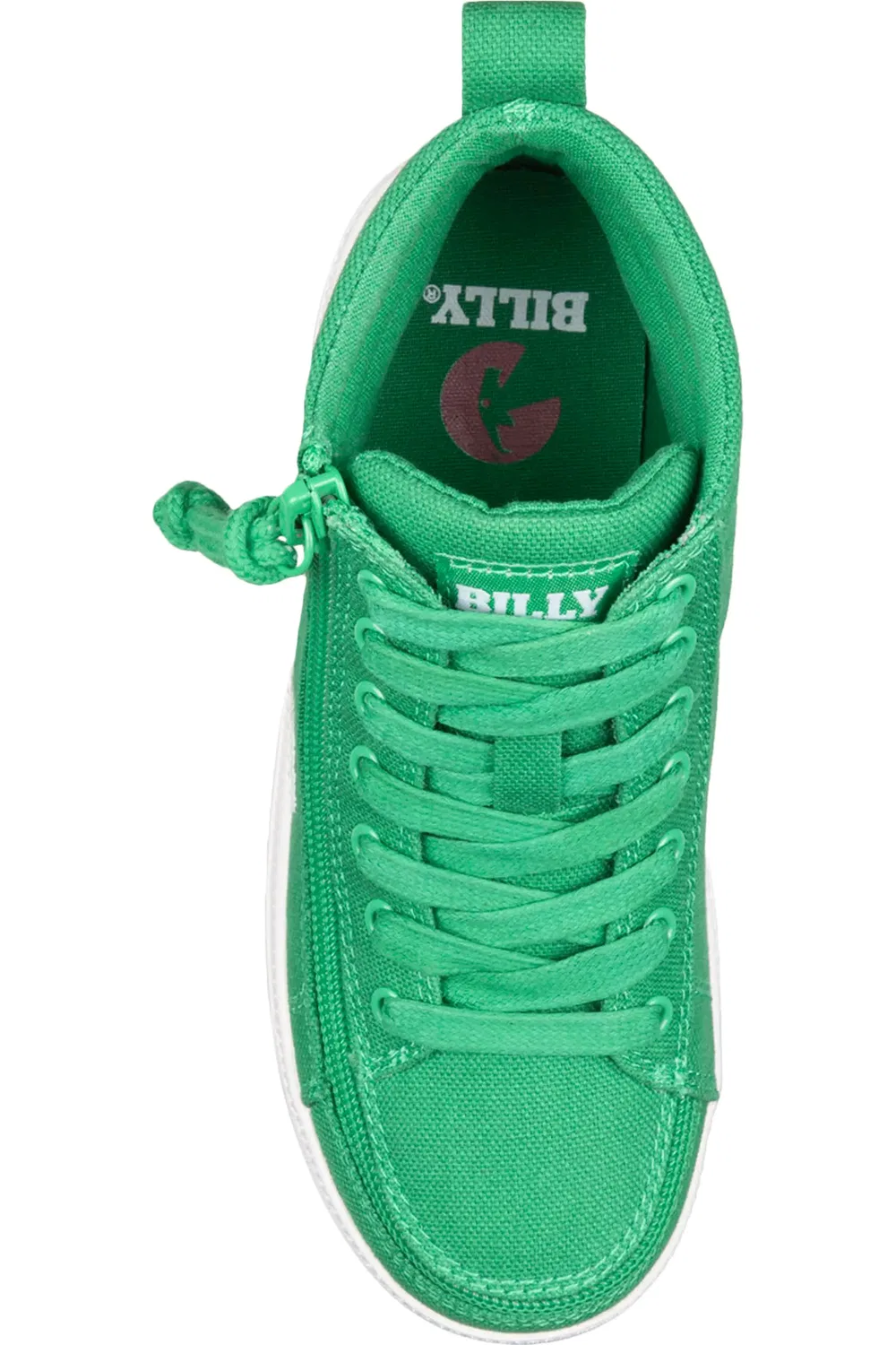Детские кроссовки низкие с молнией Billy C S BILLY Footwear, зеленый/белый — фото 4