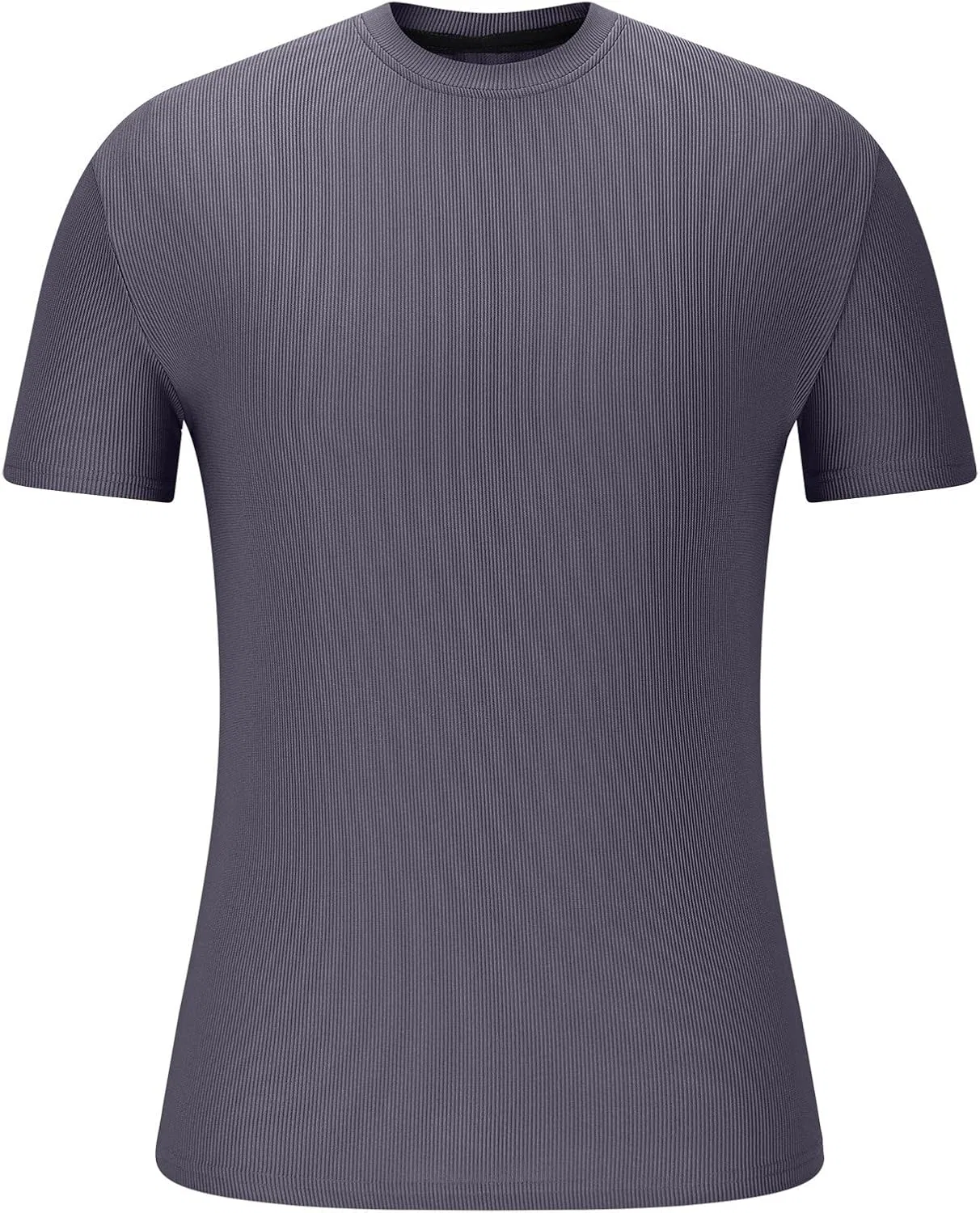 Мужская футболка свободного кроя, Crew Neck Tees, Dark Gray — фото 2