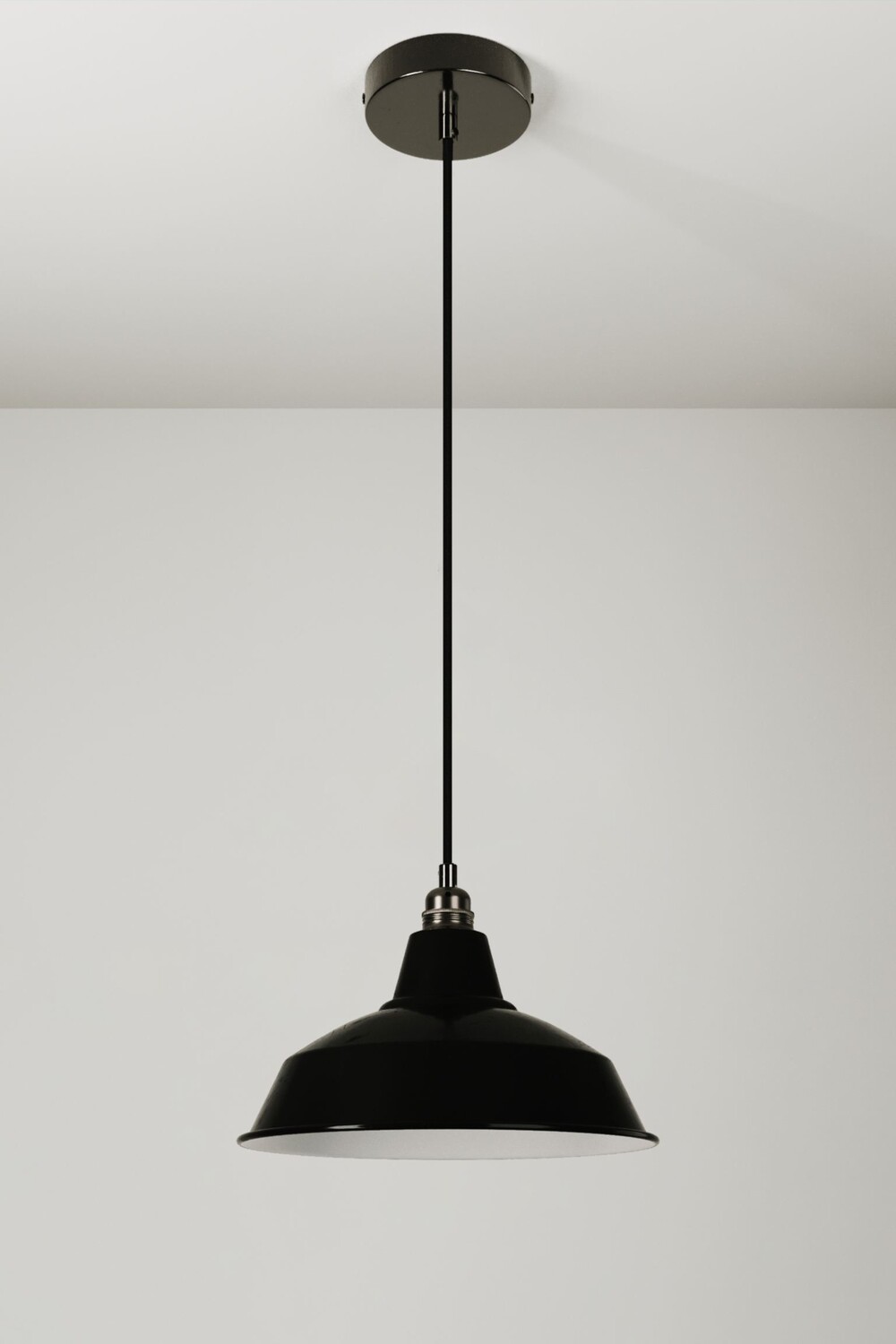 

Потолочный светильник Creative Cables Metal Bistrot, черный/белый