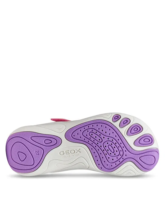 Кроссовки J Foot-Run Girl Geox, розовый — фото 4