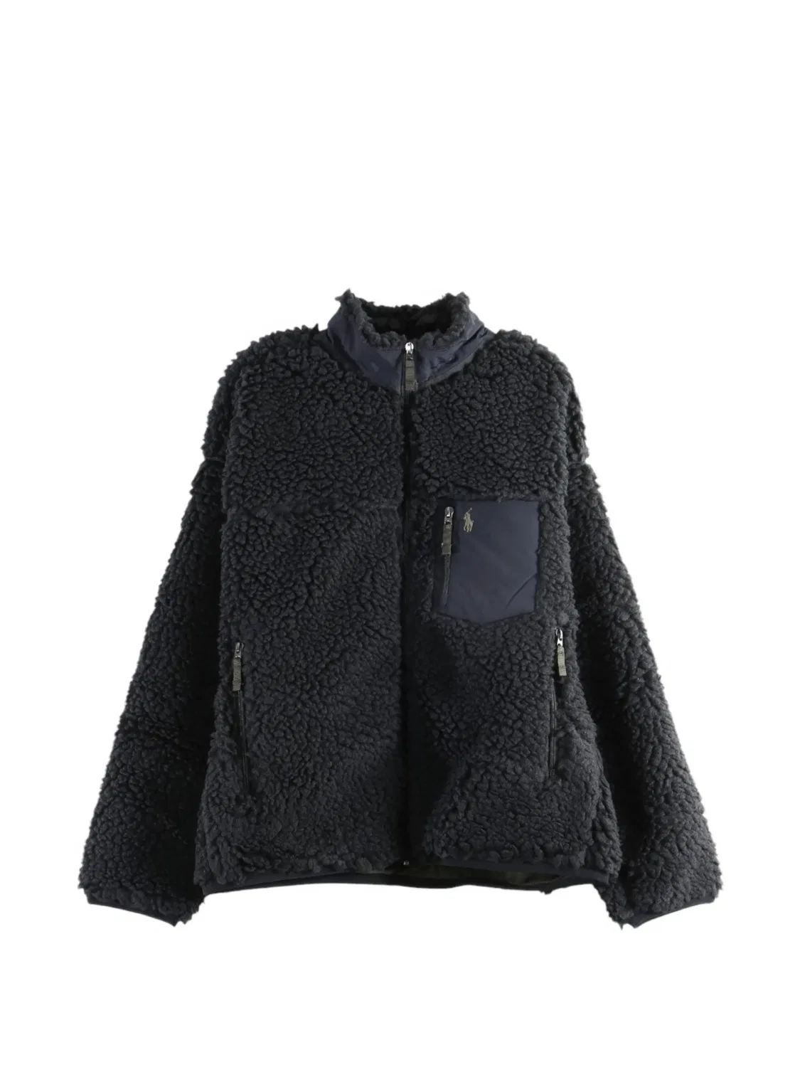 Флисовая куртка на молнии Polo Ralph Lauren, черный