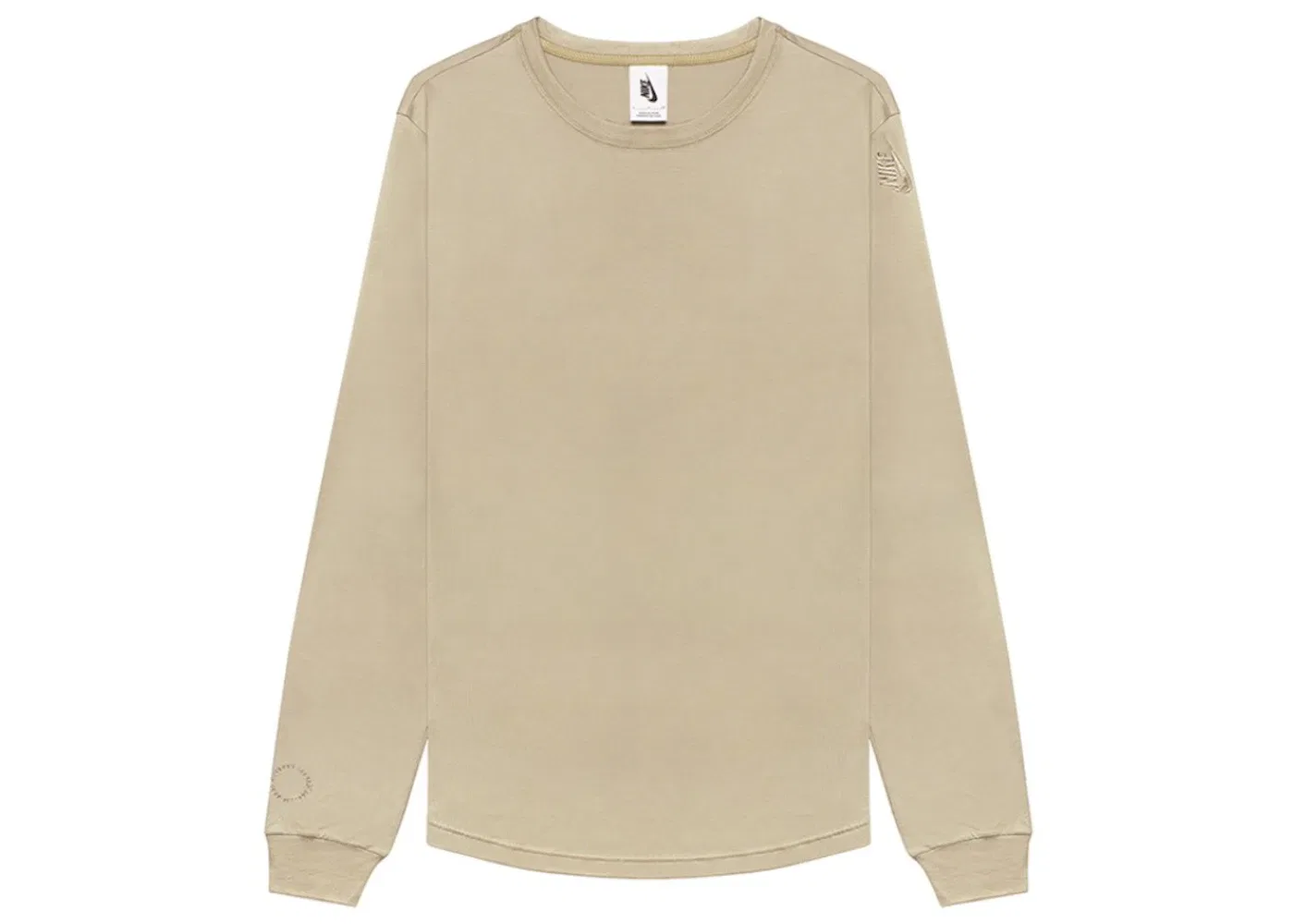 Мужская футболка с длинным рукавом Nike LeBron James x John Elliott Nitrogen L/S Tee, Khaki