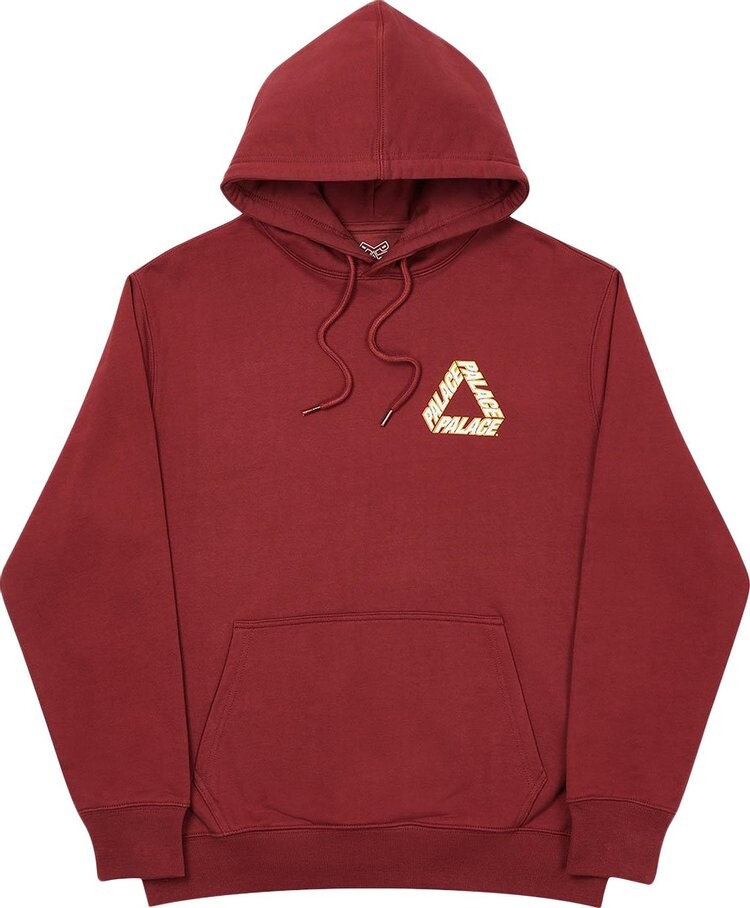 

Толстовка Palace P3 Team Hood 'Burgundy', красный