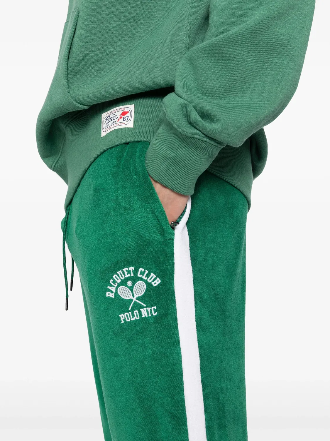 Polo Ralph Lauren Трековые брюки зеленые — фото 4
