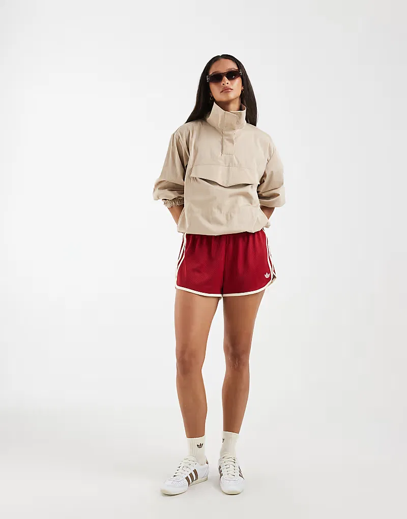 Спринтерские шорты Adidas Originals 3s mesh в цвете Team Victory Red/Warm — фото 2