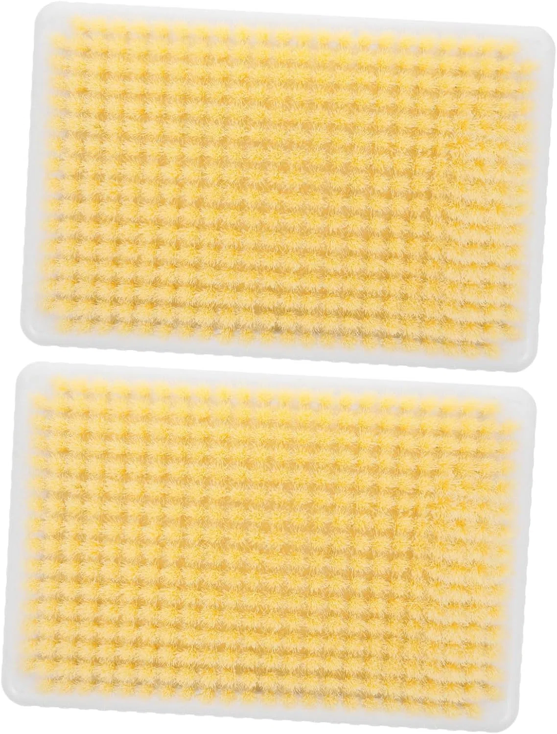 Скребок для спины настенный, 2 шт, DEARMAMY, 30x20x3 см, Yellow