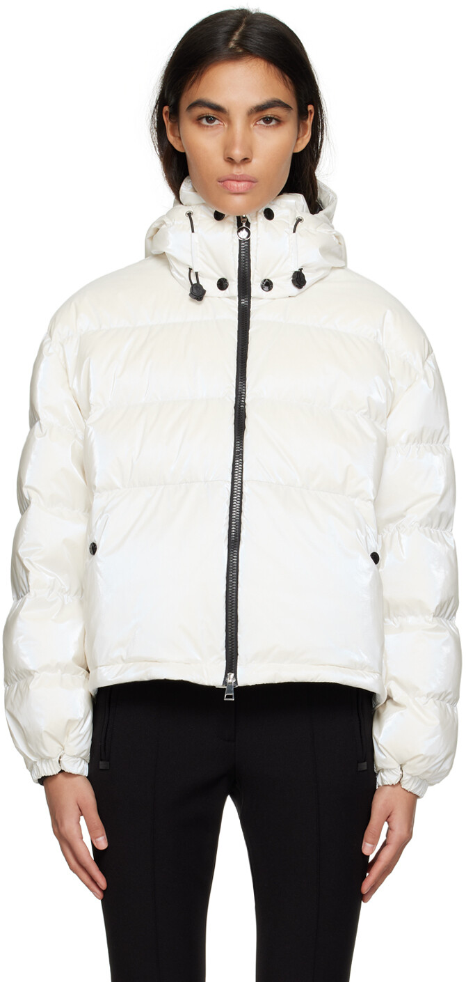 

Белый - Короткий пуховик Moselotte Moncler