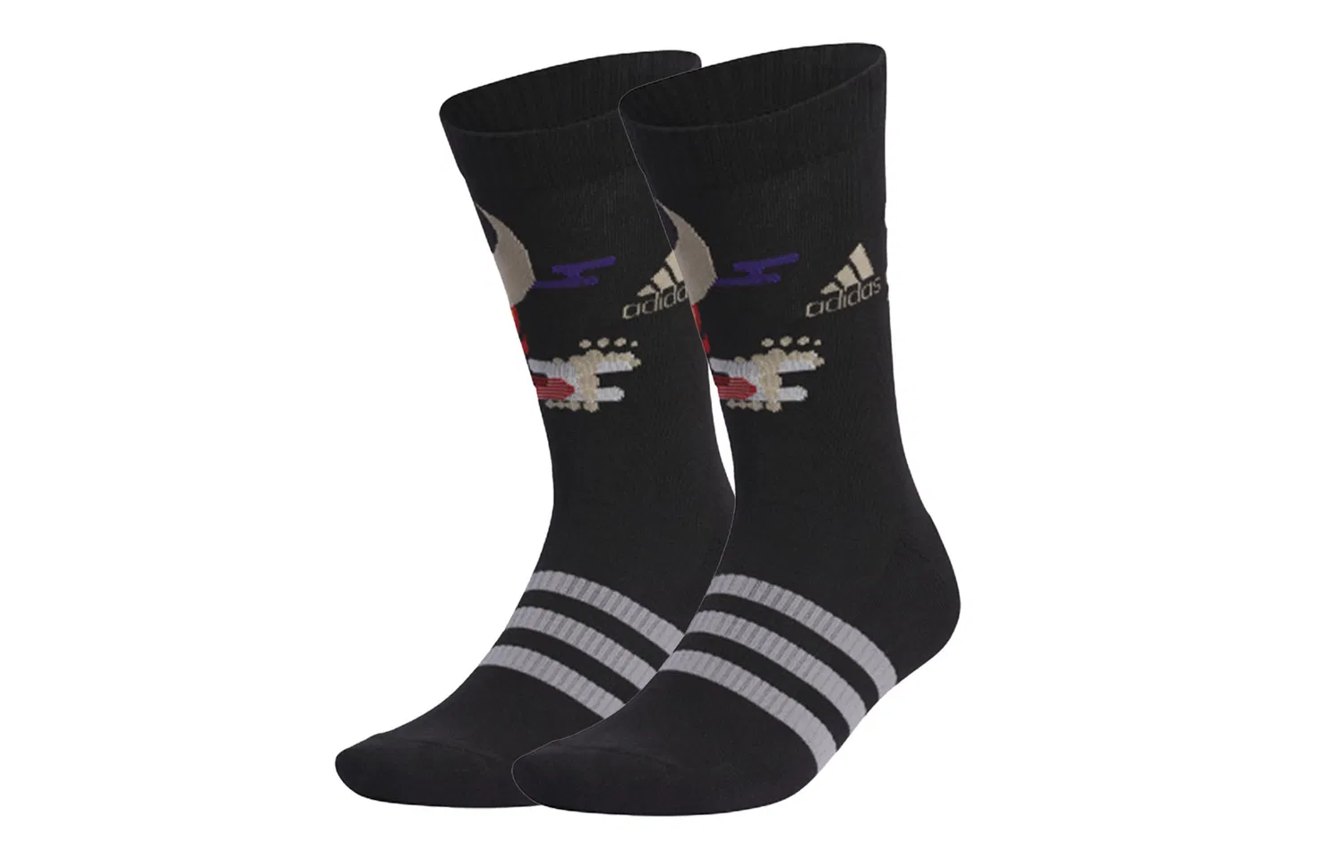 Носки высокие Adidas CNY Collection, 2 пары, Black