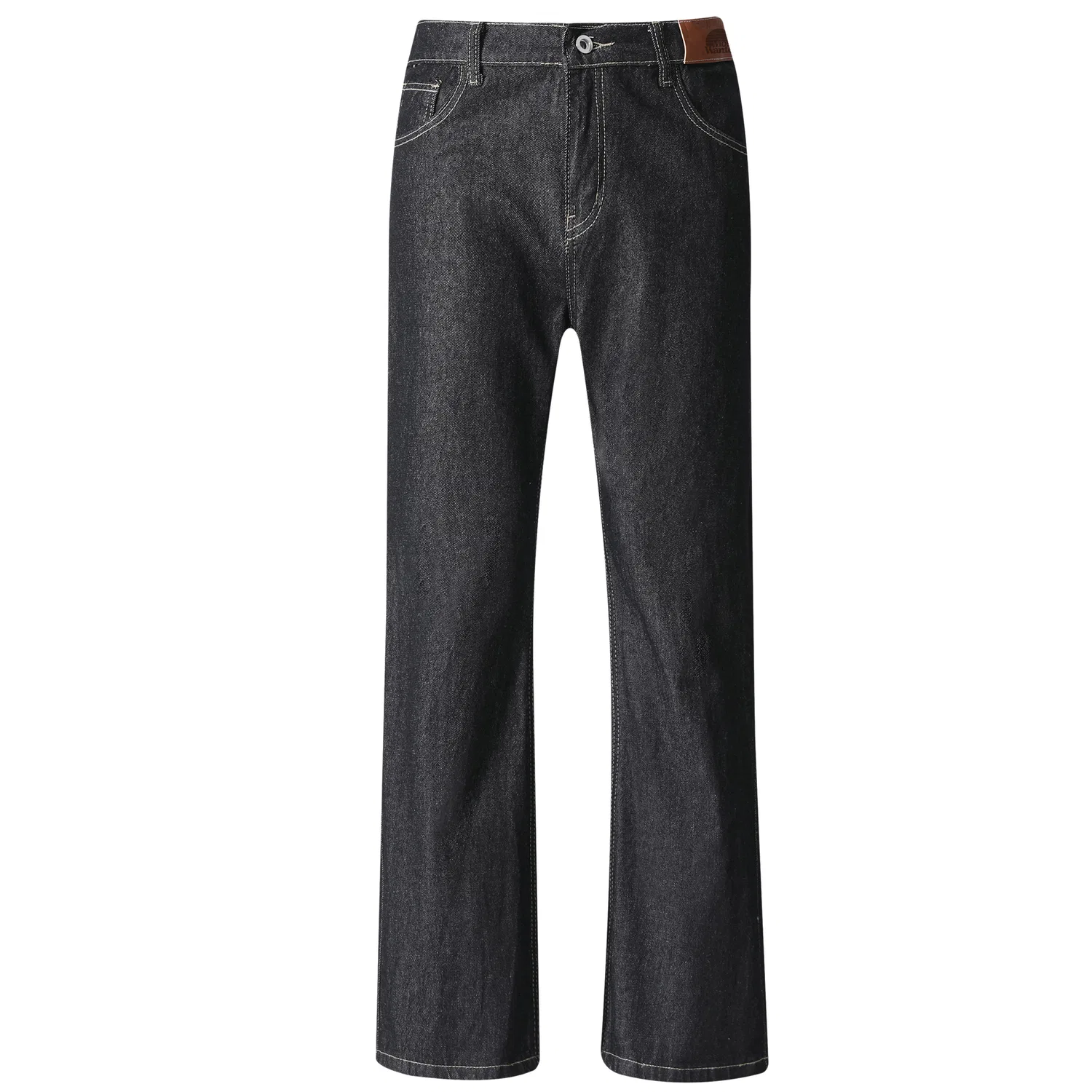 Детские джинсы с принтом радуги Classic Rainbow Jeans Unisex MostwantedLab, Black (Paris Denim Original Cowhide)