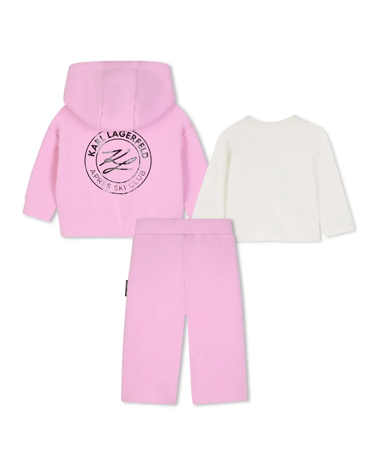 Детский комплект для девочек из 3 предметов Karl Lagerfeld Kids, Rosa — фото 3
