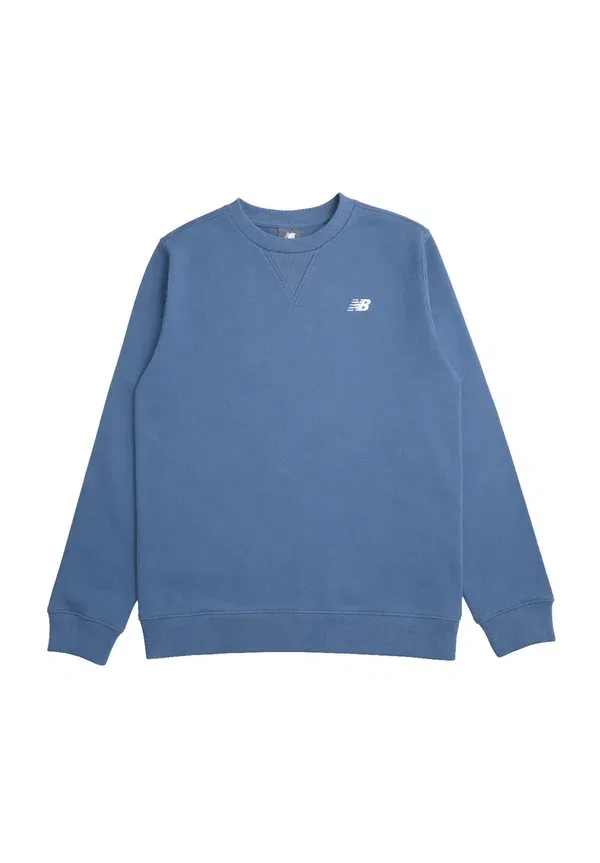 Свитшот хлопковый Felpa girocollo bambino New Balance, голубой