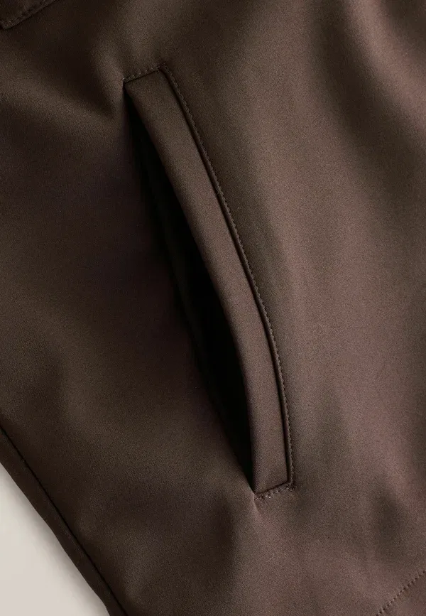 Куртка хлопковая Summer jacket Next, chocolate brown, коричневый/шоколадный — фото 3