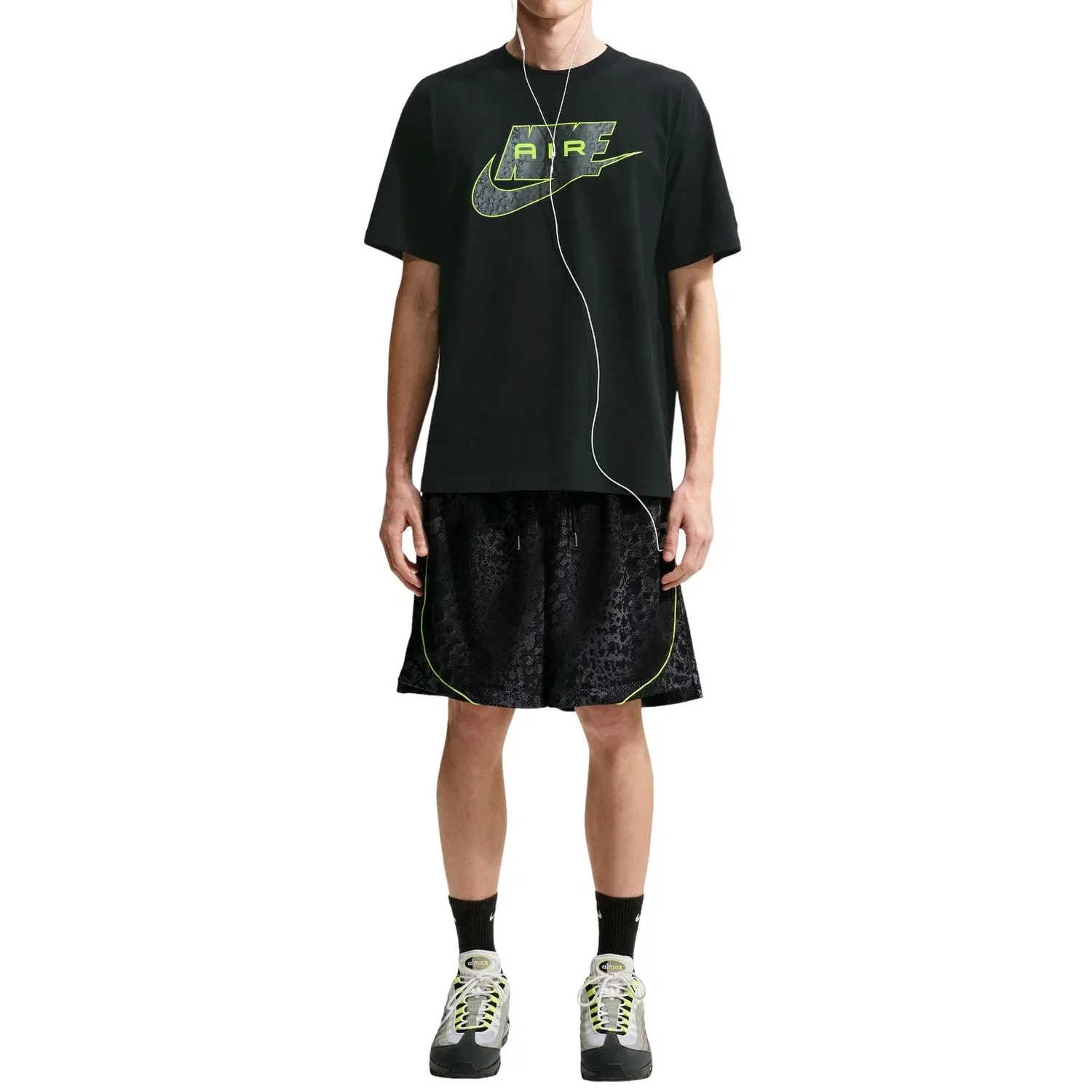 Мужская футболка с коротким рукавом Nike Sportswear, черный — фото 2