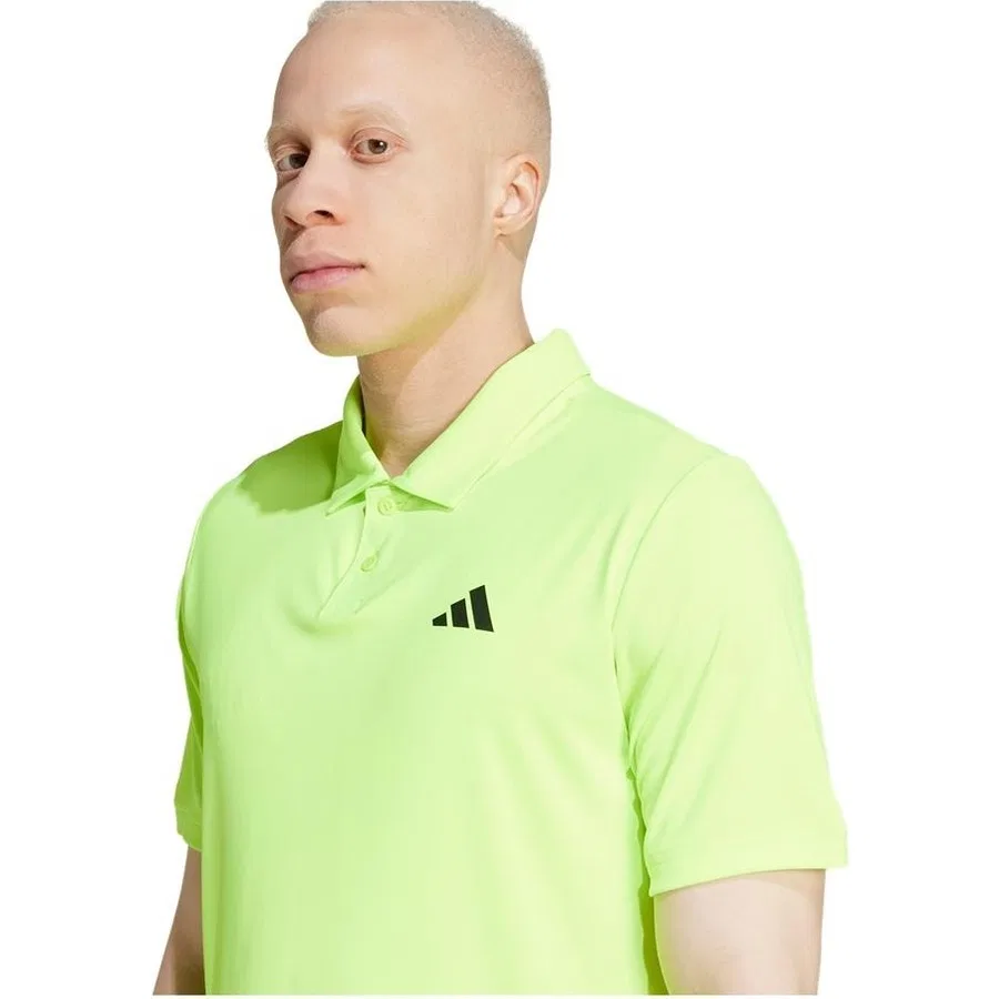 Мужское поло из футера с воротником и FreeLift Club Polo adidas, Темно-синий — фото 4