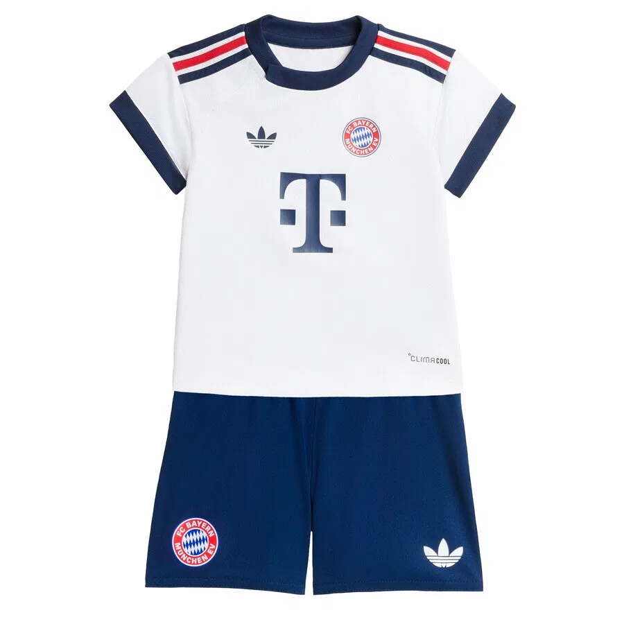Спортивный костюм ADIDAS ORIGINALS 'FC Bayern Munchen 26/27' темно-синего и белого цвета