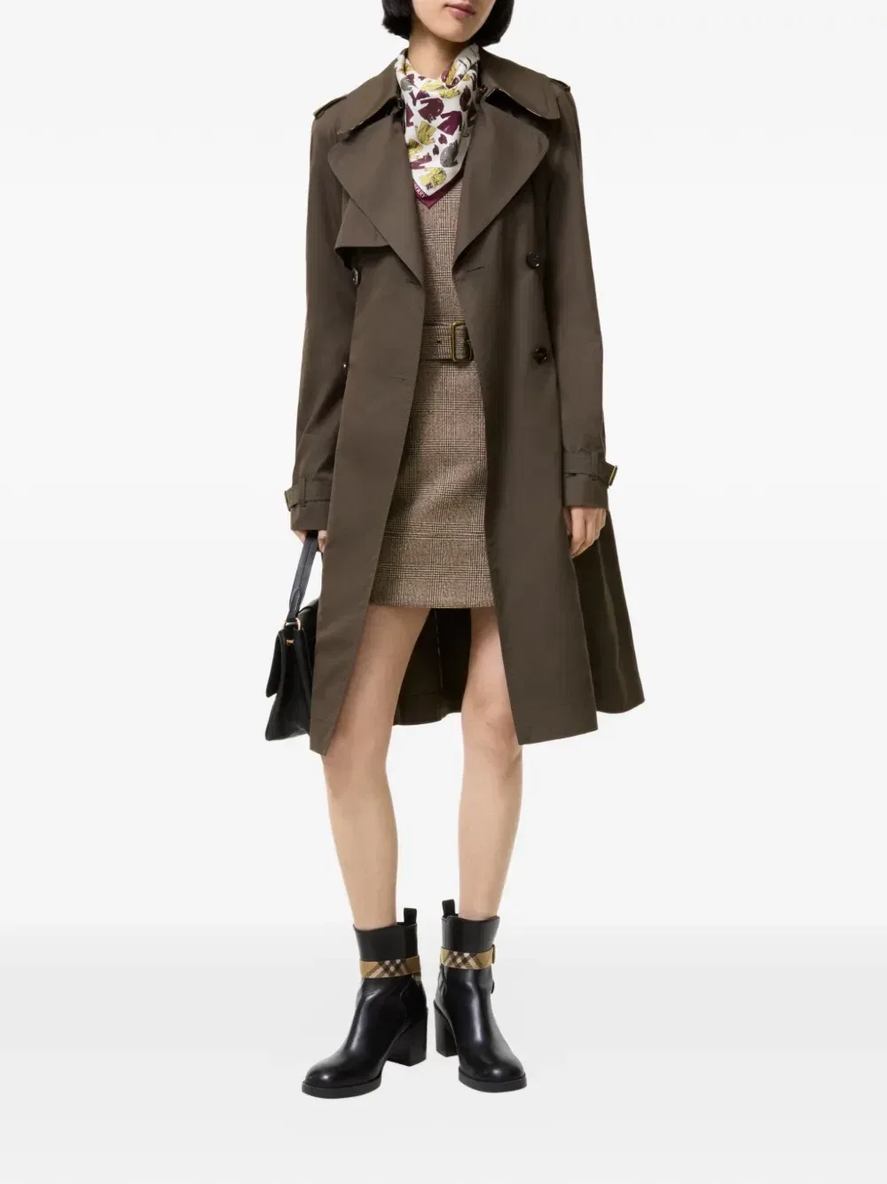 Длинный габардиновый тренч Pembury Burberry, коричневый — фото 2