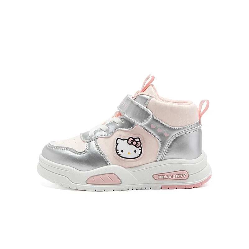 Детские кроссовки для скейтбординга Sanrio Hello Kitty, Silver Pink Kitty