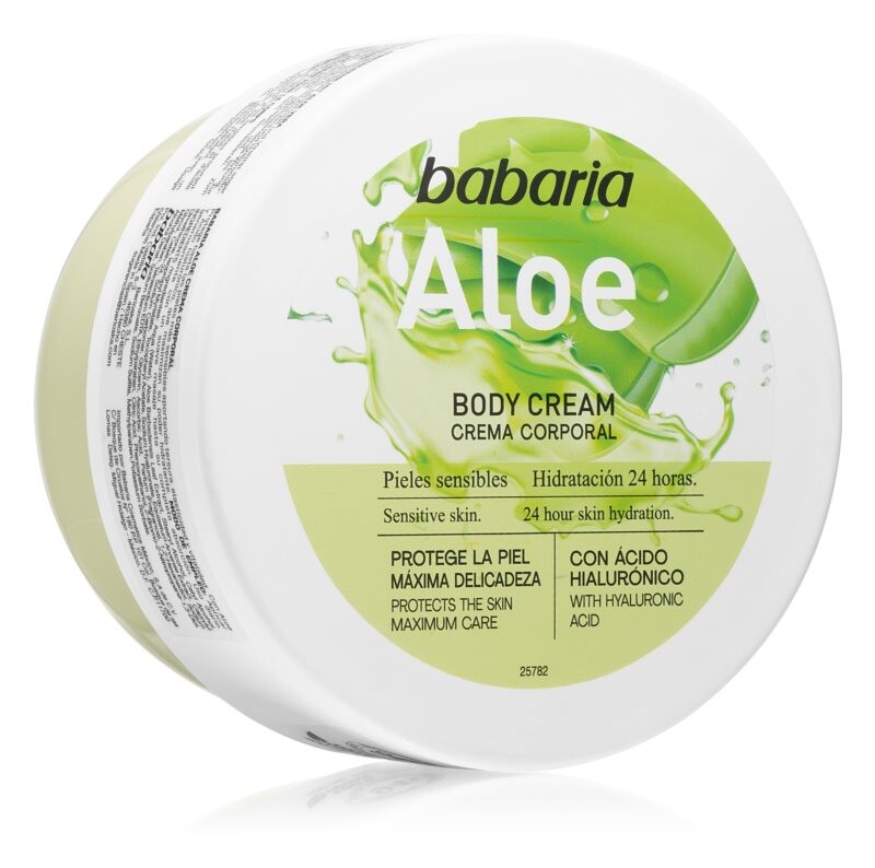 

Увлажняющий крем для тела для чувствительной кожи Babaria Aloe Vera