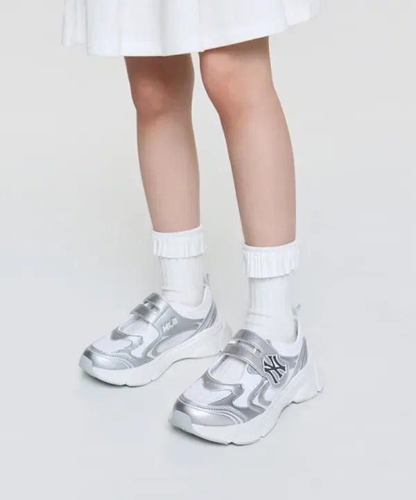Кроссовки Ace Runner Light, Mlb Kids, серебристый — фото 2