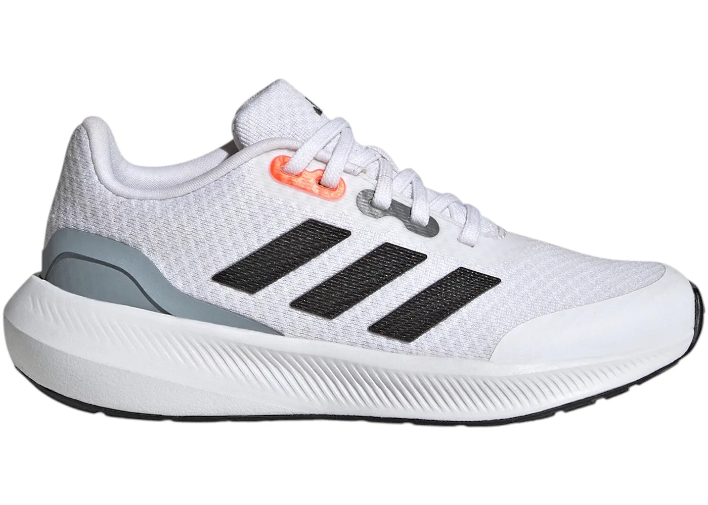 Детские кроссовки беговые с сетчатым верхом Adidas Runfalcon 3, Cloud White/Core Black/Light Grey