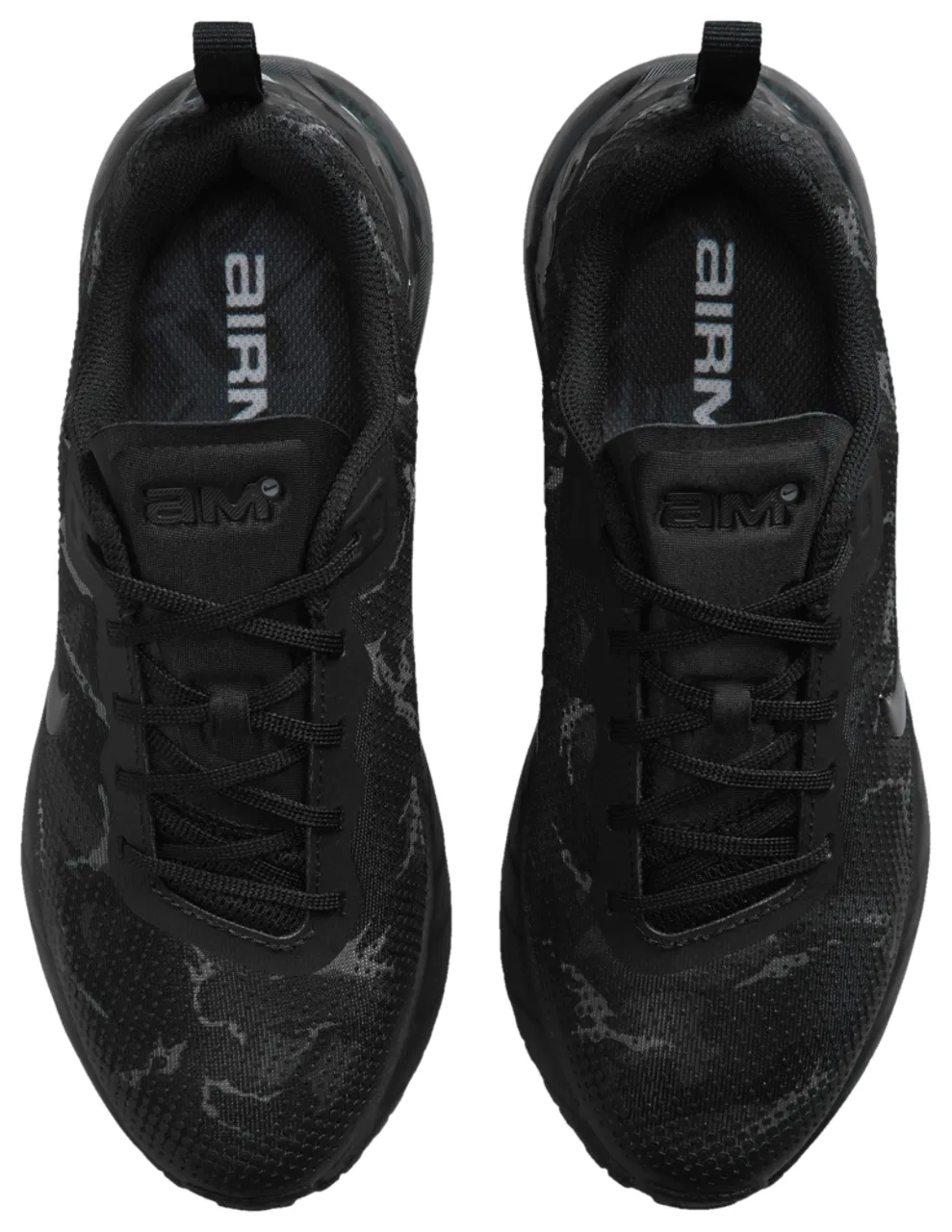 Детские кроссовки для мальчиков с массивной подошвой Air Max Nike Air Max Phoenix Camo SE, Black/Off Noir/Off Noir — фото 4