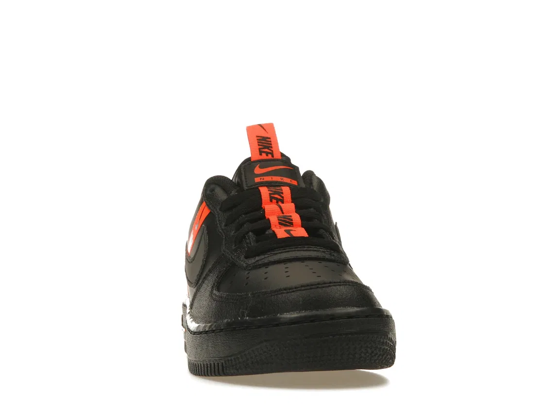 Детские кроссовки Lifestyle Nike Air Force 1 Low LV8 KSA, Black/Total Orange/Black — фото 2