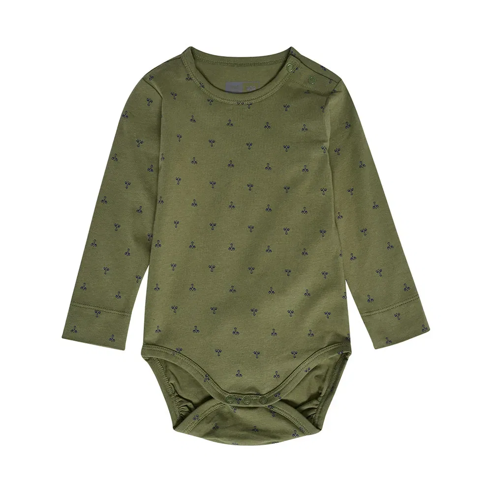 Детский боди-комбинезон с длинным рукавом Beesy Hummel, Green