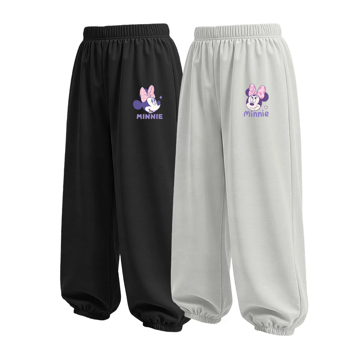 Детские спортивные брюки, тонкие, Disney, Dini K Black, Dini Playful K Glacier Gray