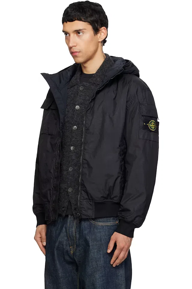 Черная куртка Stone Island — фото 4