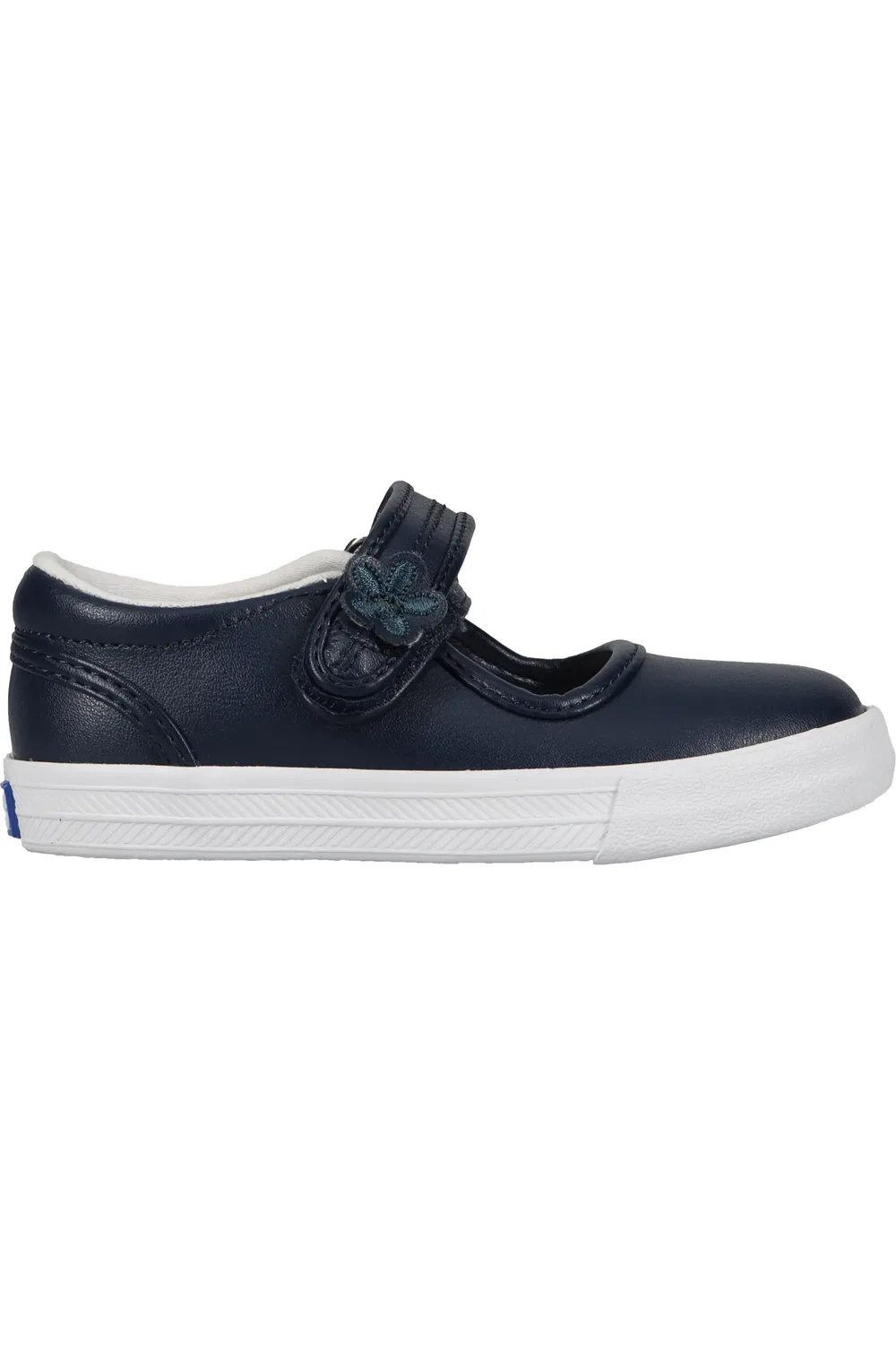 Детские туфли Мэри Джейн с цветочной аппликацией Ella Keds, Navy — фото 3