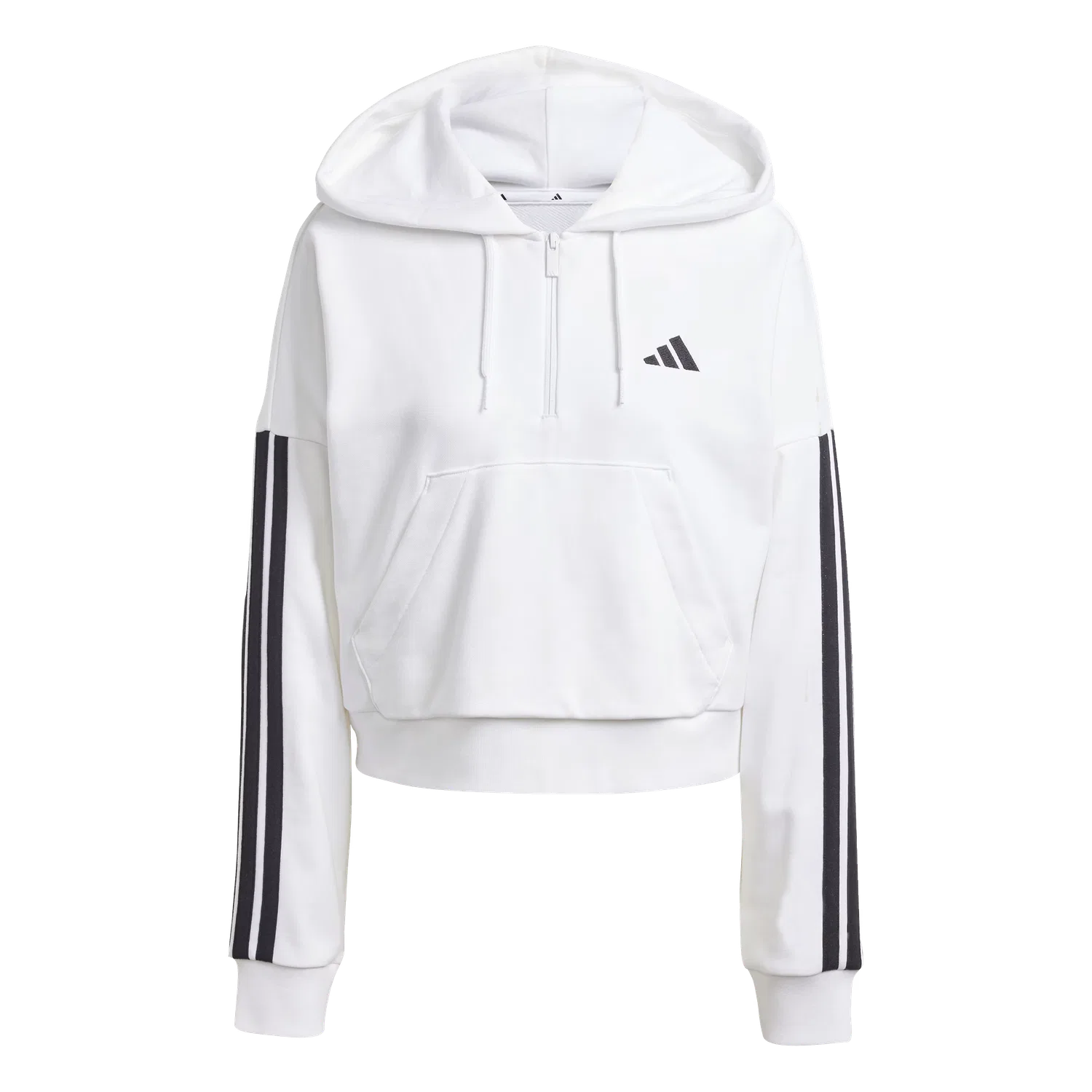 Женское худи на молнии Regular Fit Adidas, белый