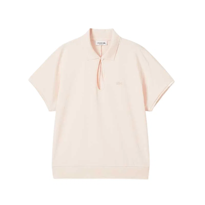 Поло Lacoste Ecru, свободного кроя — фото 4