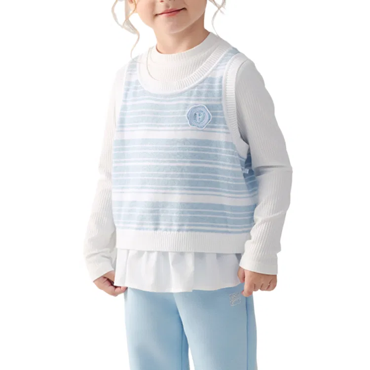 Детская футболка с круглым вырезом Standard White FILA KIDS — фото 3