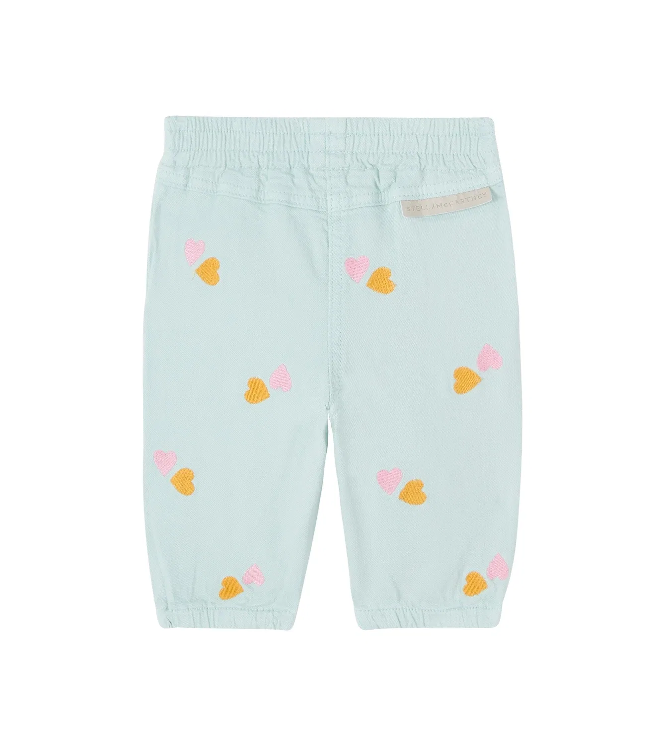 Джинсы с вышивкой Baby Hearts Stella Mccartney Kids, зеленый — фото 2