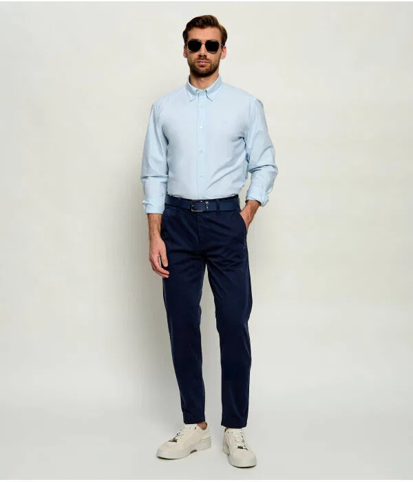 Мужская рубашка с длинным рукавом H-LIAM-BD-E-C1-263 BOSS, Azzurro — фото 2