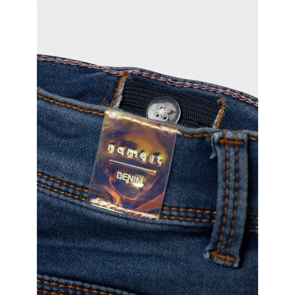 Джинсы Skinny Fit Polly 1842 Name It, синий — фото 3