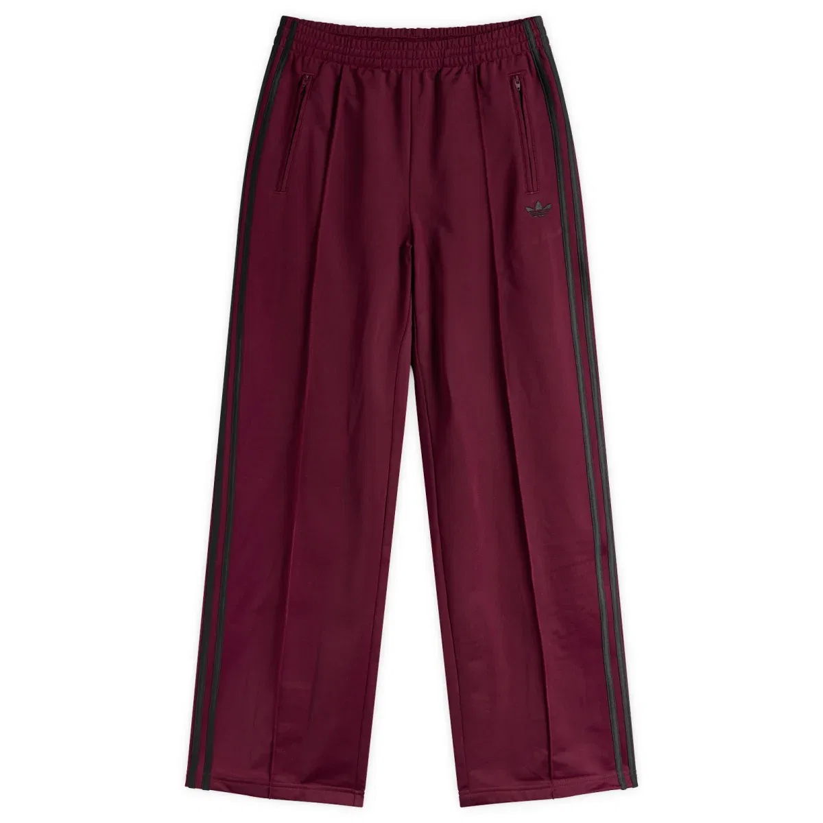Женские спортивные брюки свободного кроя Firebird Adidas, Maroon & Black