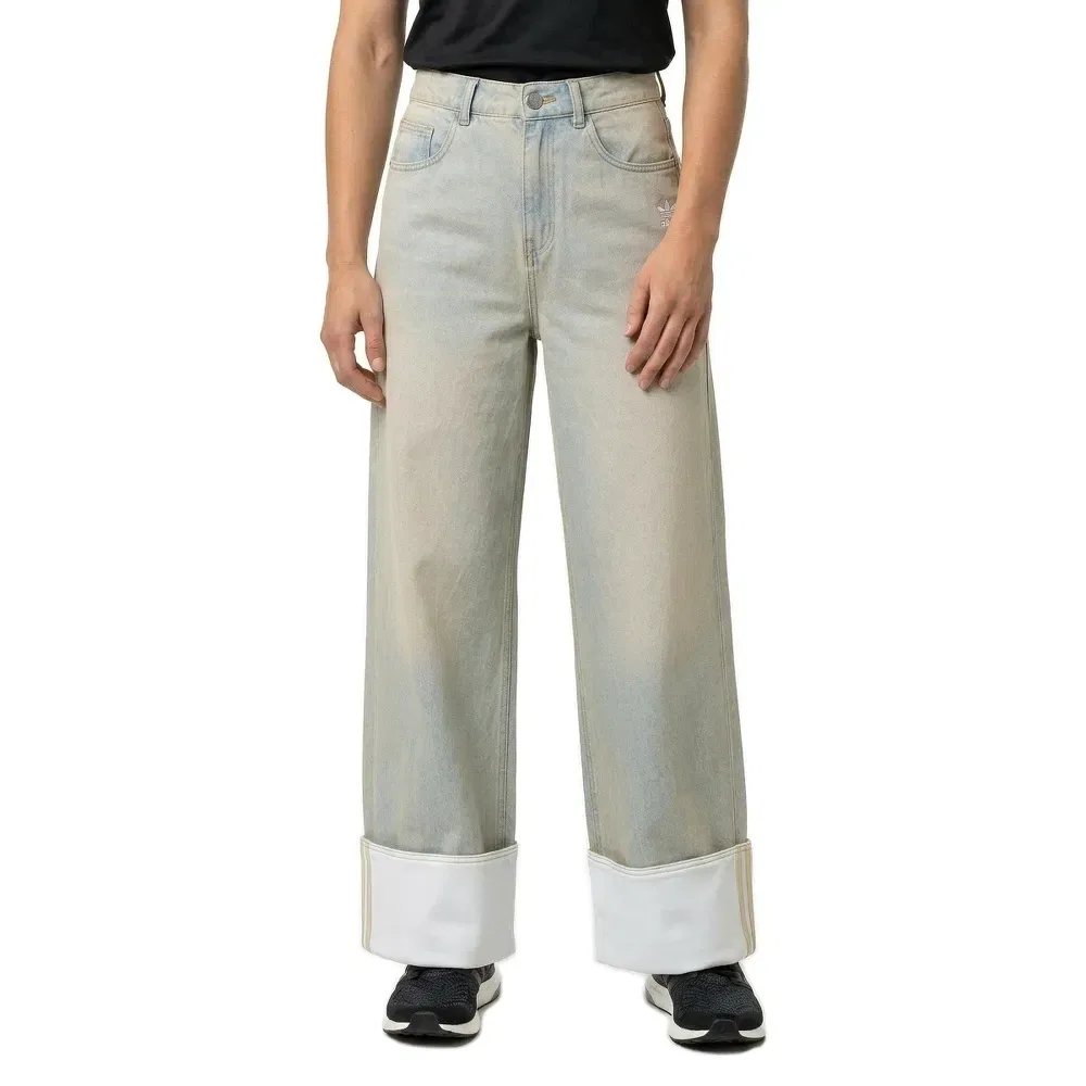 Джинсы Vintage Wide Leg Adidas Originals, синий — фото 2