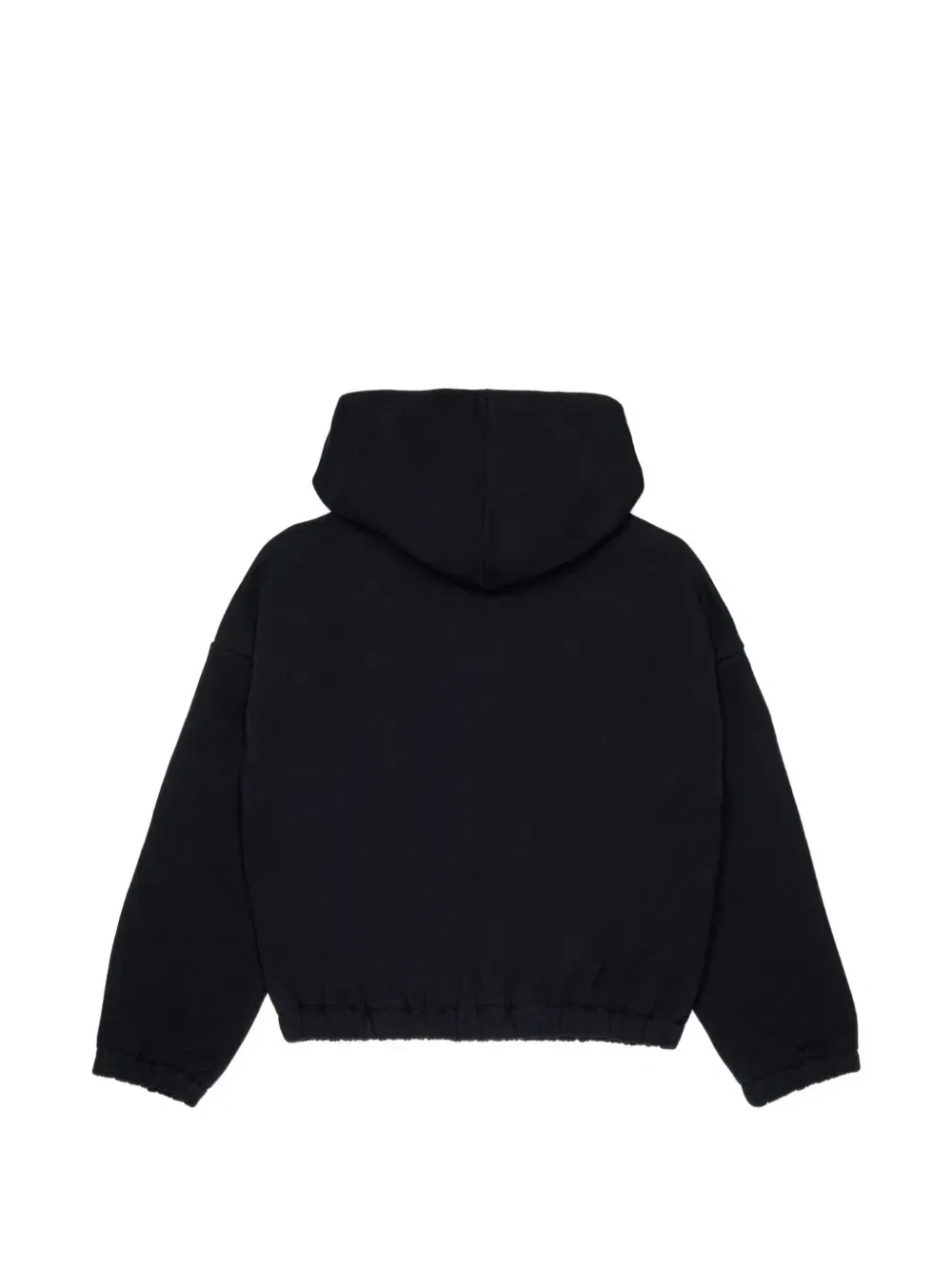 Худи с молнией и графичным принтом Marni Kids, черный — фото 2